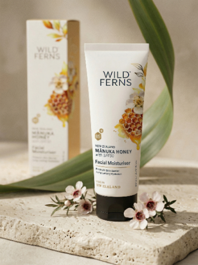 Wild Ferns Manuka Honey Facial Moisturiser SPF 30 80ml